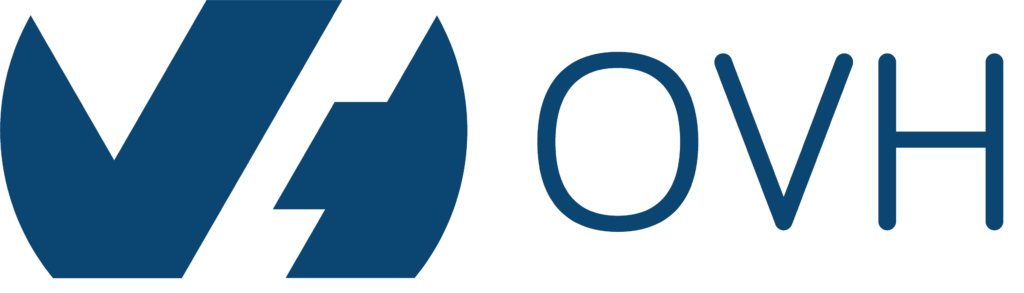 OVH logo : web hosting, domain name, HTML